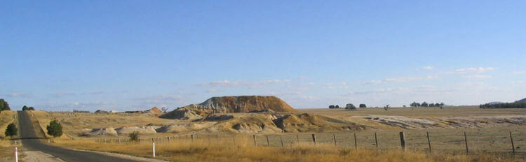 Madame Berry Mine mullock heap